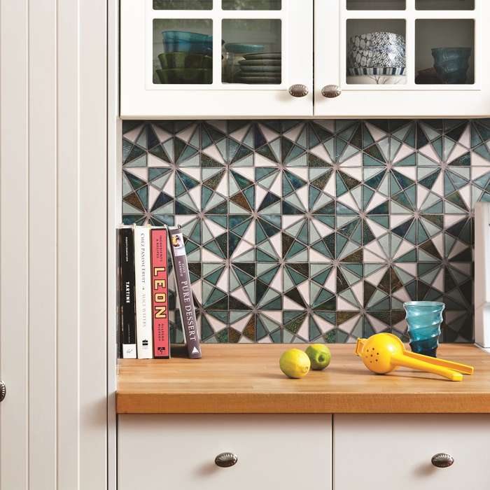 Kalidescope mosaic - Tide, Tropical reef & Tourmaline