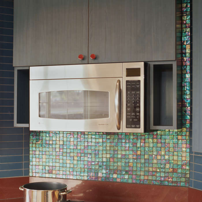 Tessara mosaic - Tourmaline iridescent 25x25mm