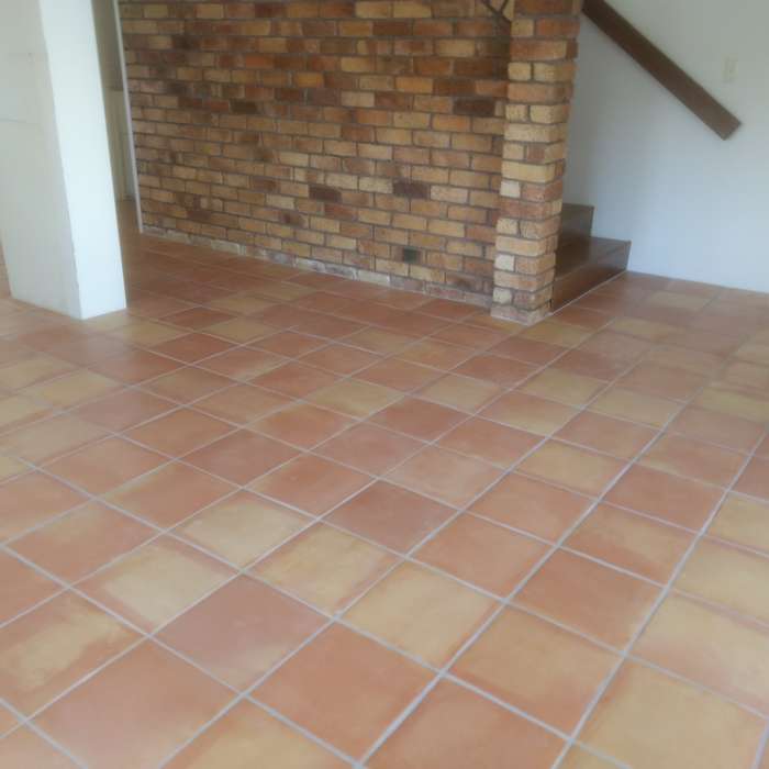 Mexican terracotta floor