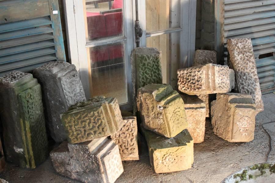 French Carved Stone Pieces, Early 17thC