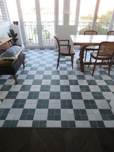 Bianca Carrara tumbled marble cobblestones - NOW ON SALE