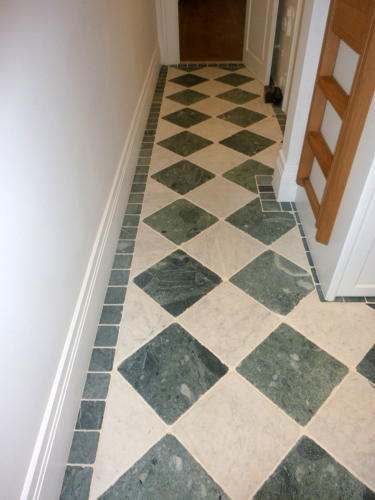 Bianca Carrara tumbled marble cobblestones - NOW ON SALE