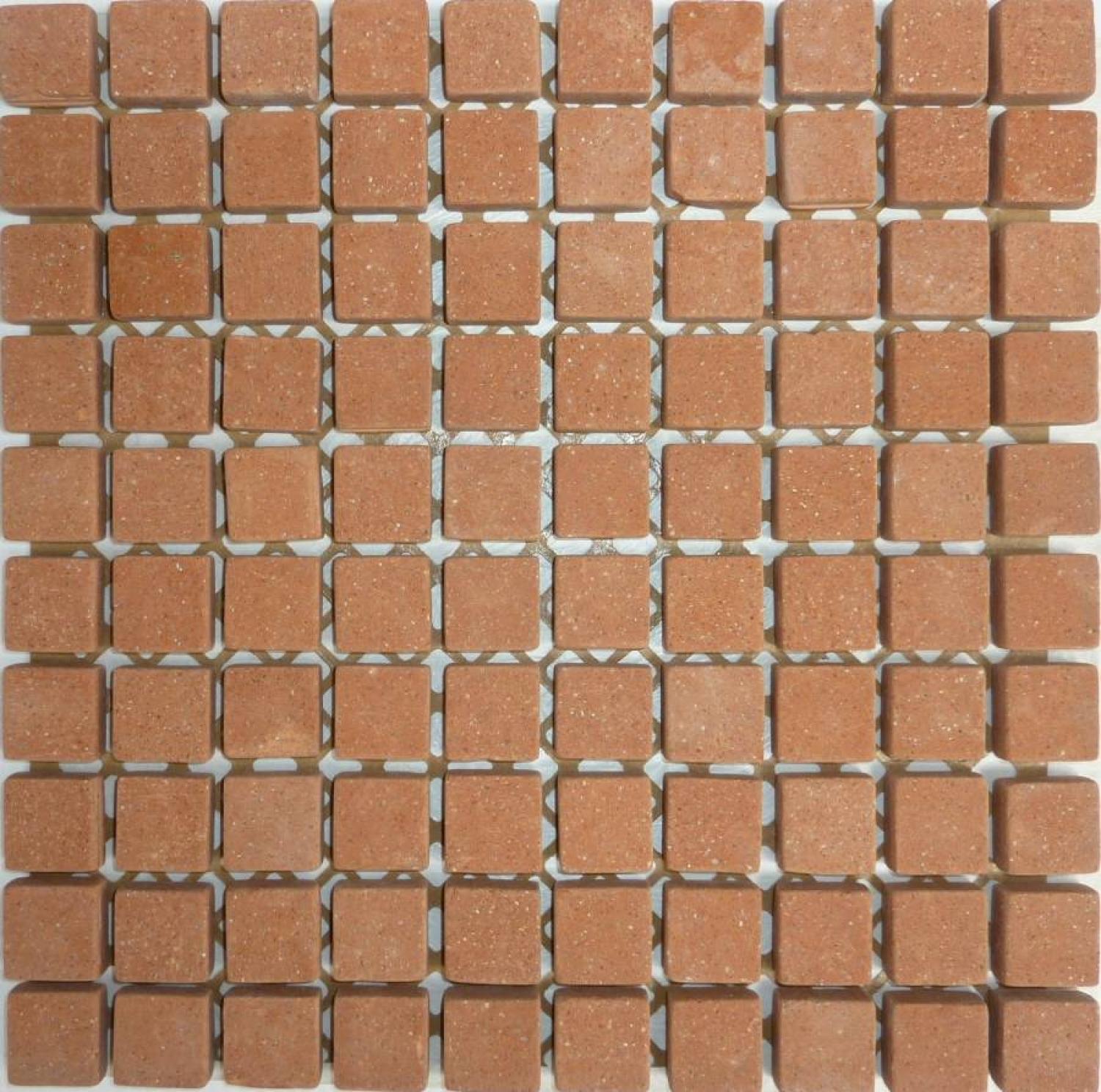 Cotto Mosaic 27mm 300x300mm
