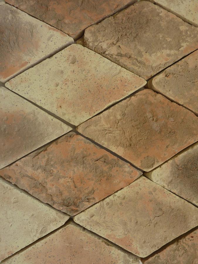 Terracotta Honed Rhomboid 230x140x25mm - NOW ON SALE