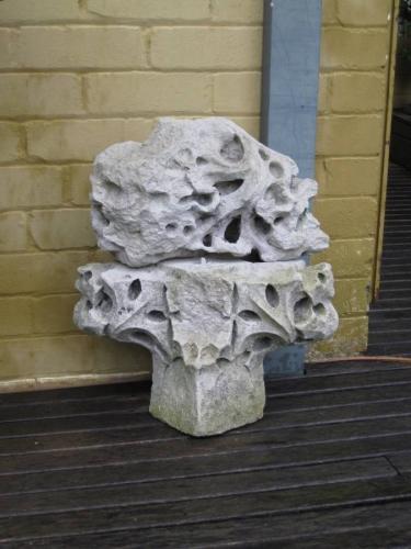 Carved French Stone Element