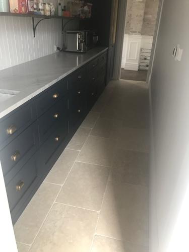 Botticino tumbled marble cobblestones - NOW ON SALE
