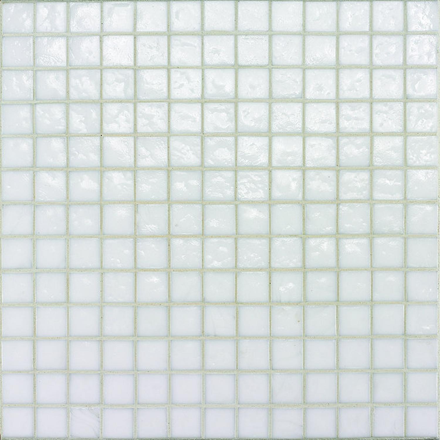 Muse White Non Iridescent Mosaic 308x308mm