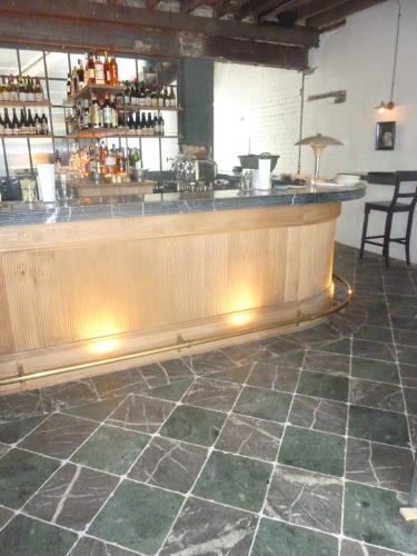 Verde tumbled marble cobblestones - NOW ON SALE