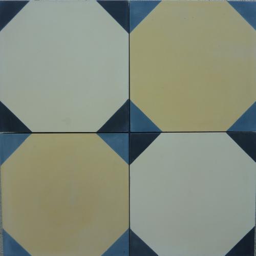 Milk & Cream Octagon 2 Tile Pattern - NOW ON SALE