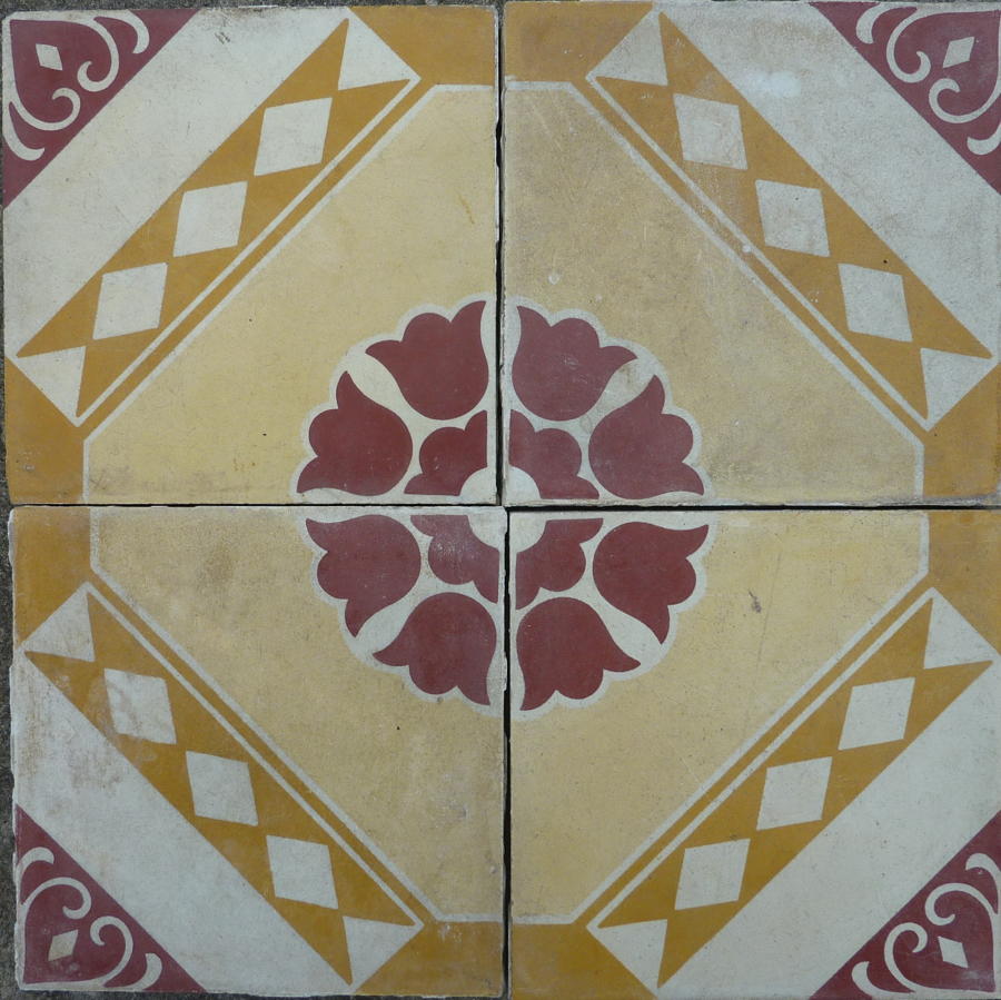 Dijon Reclaimed Encaustic Tile