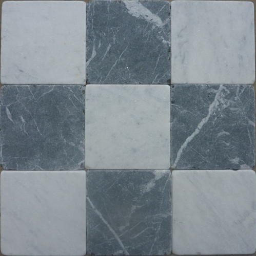 Grigio Carnico tumbled marble cobblestones - NOW ON SALE