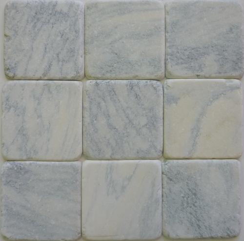 Blue Cheese tumbled marble cobblestones