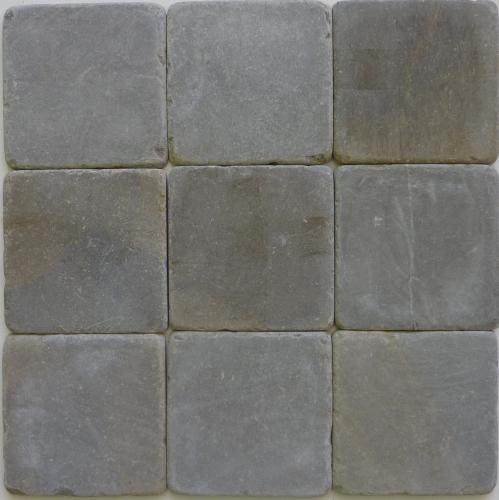 Tunis Grigio tumbled marble cobblestones