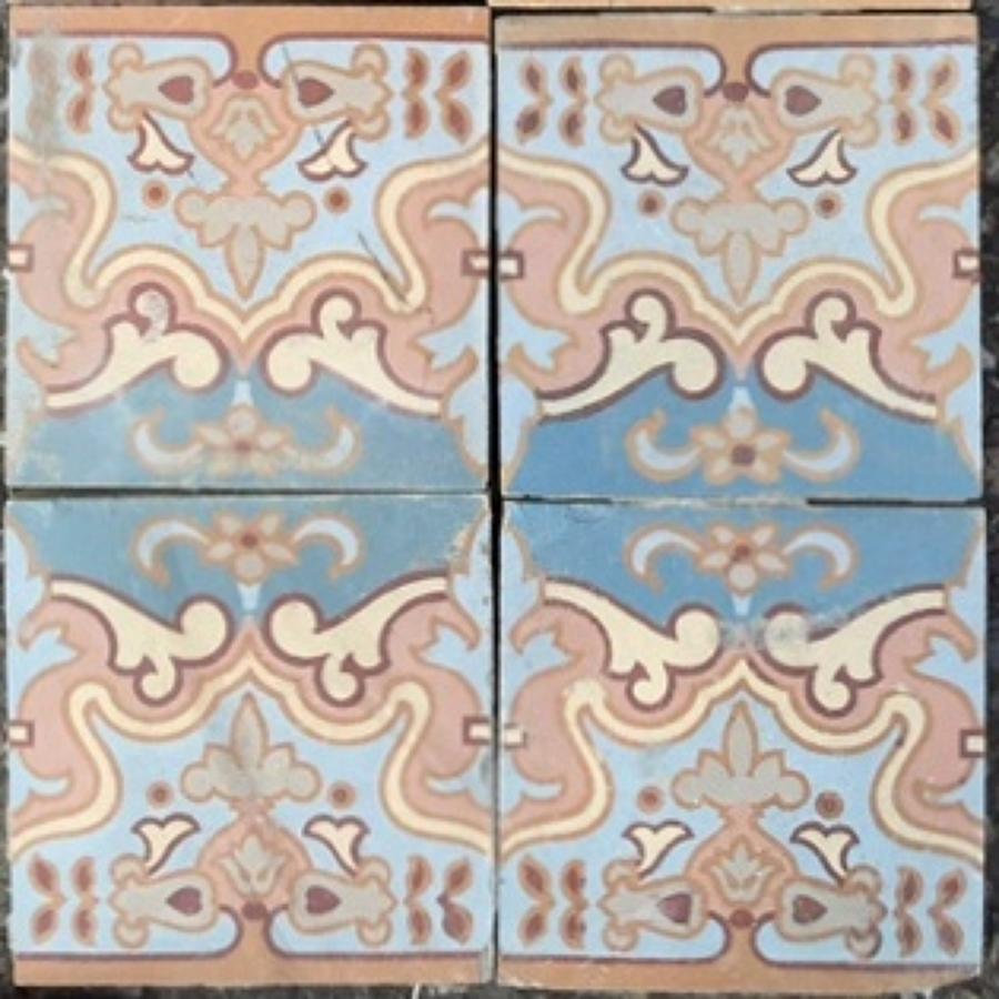 Chintz Reclaimed Encaustic Tile