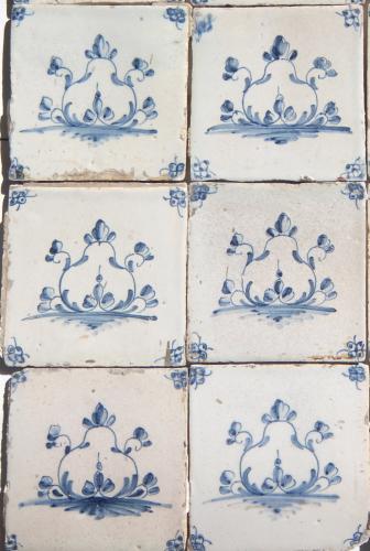 Reclaimed Delft Tiles 