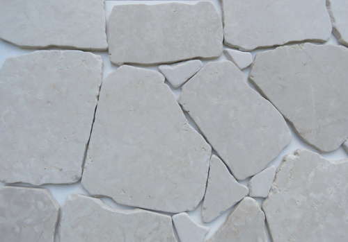 Botticino marble crazy paving