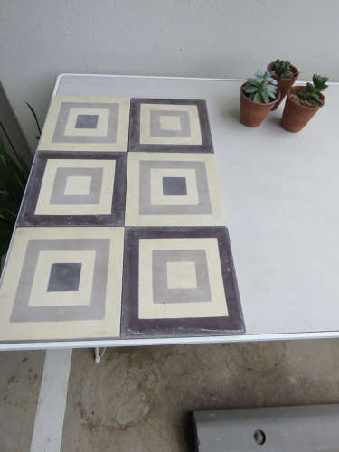 Rectangular iron table