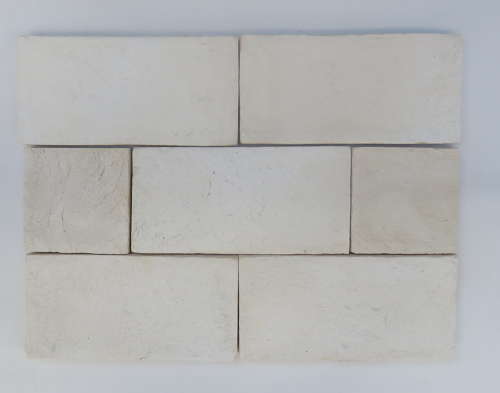 Italian White & Tortora handmade terracotta - aged finish