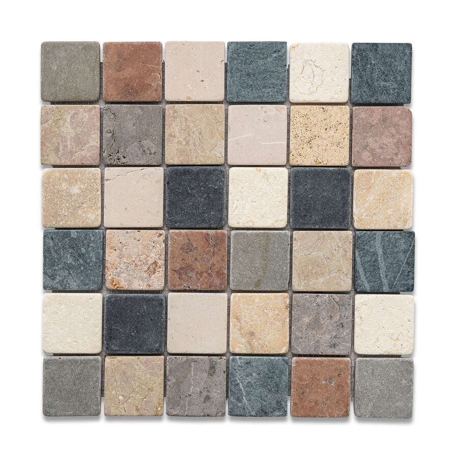 Italian Cote Tropez tumbled marble mosaic - NOW ON SALE