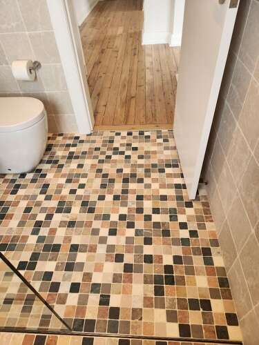 Italian Cote Tropez tumbled marble mosaic - NOW ON SALE