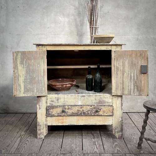 French painted cupboard