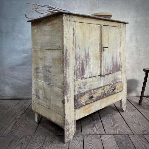 French painted cupboard
