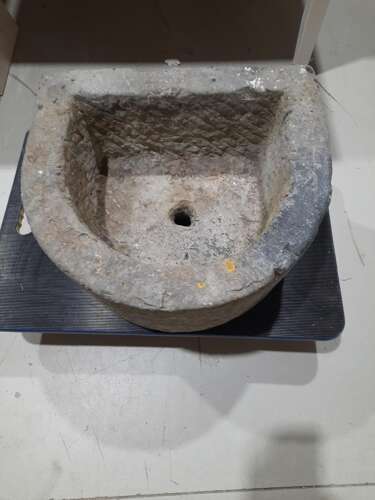 French Bluestone trough - D shaped - Now on sale