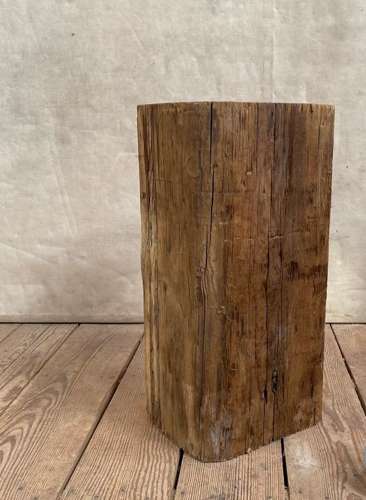 French antique pine pedestals