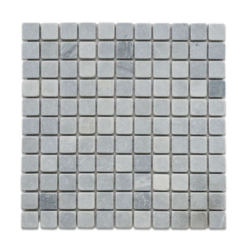 Italian Bardaglio tumbled marble mosaic
