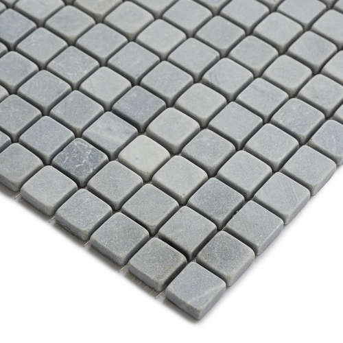 Italian Bardaglio tumbled marble mosaic