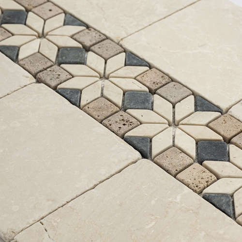 Italian mosaic border 3