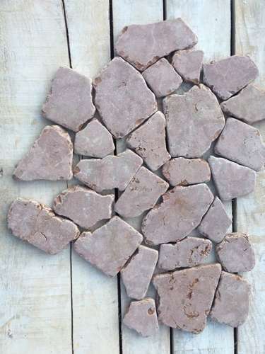 Rosso Verona marble crazy paving