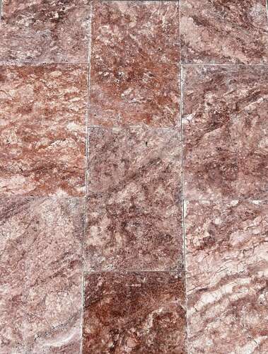 Rosso travertine